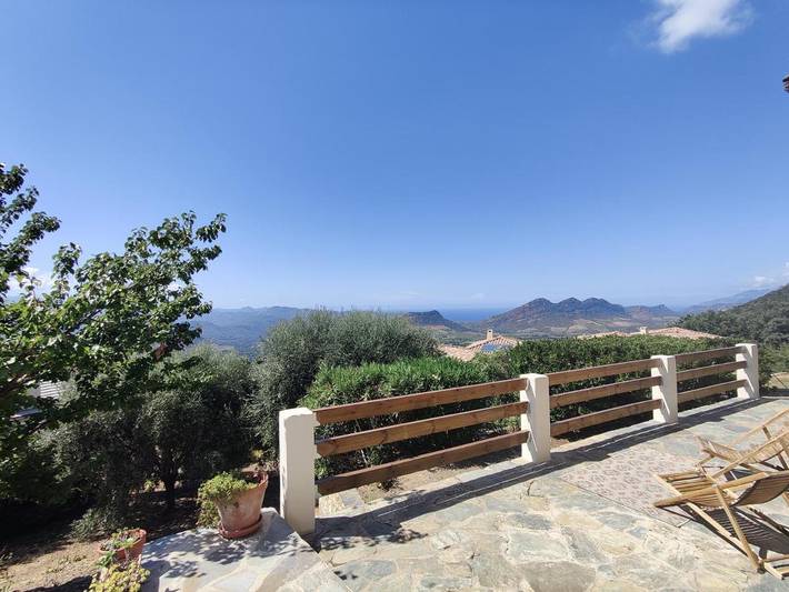 Location de vacances pour 7 personnes, avec vue et jardin à Poggio-d'Oletta - 4