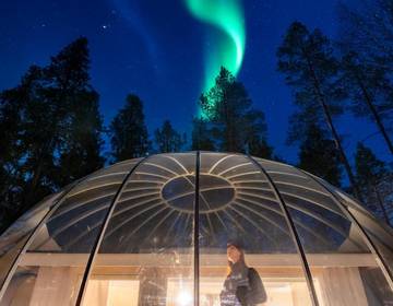 Gîte pour 2 personnes, avec vue et sauna à Lulea