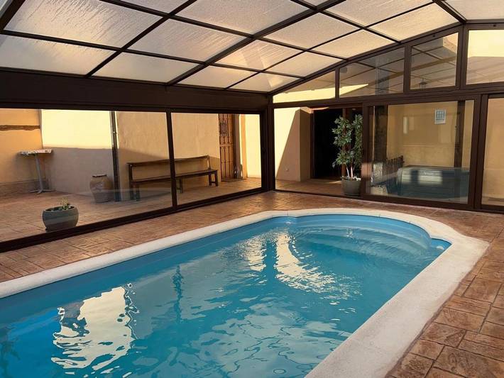 Casa de vacaciones para 7 personas, con Terraza además de Jardín y Piscina en El Cerrato - 2