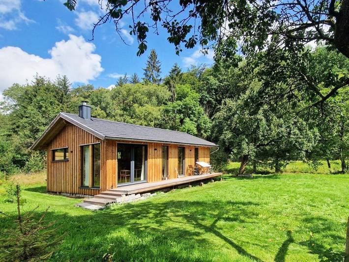 Ferienhaus für 3 Personen, mit Terrasse und Garten sowie Ausblick in Judenbach