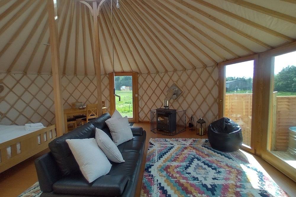 Luxury Glamping yurts  with Hot Tubs in Carmarthenshire