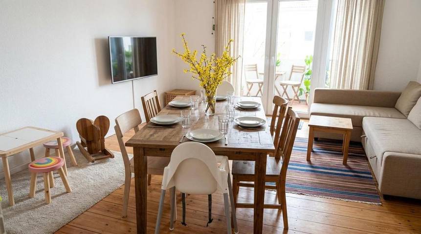 Apartamento de vacaciones para 6 personas, con jardín y terraza, Familias con niños - 1