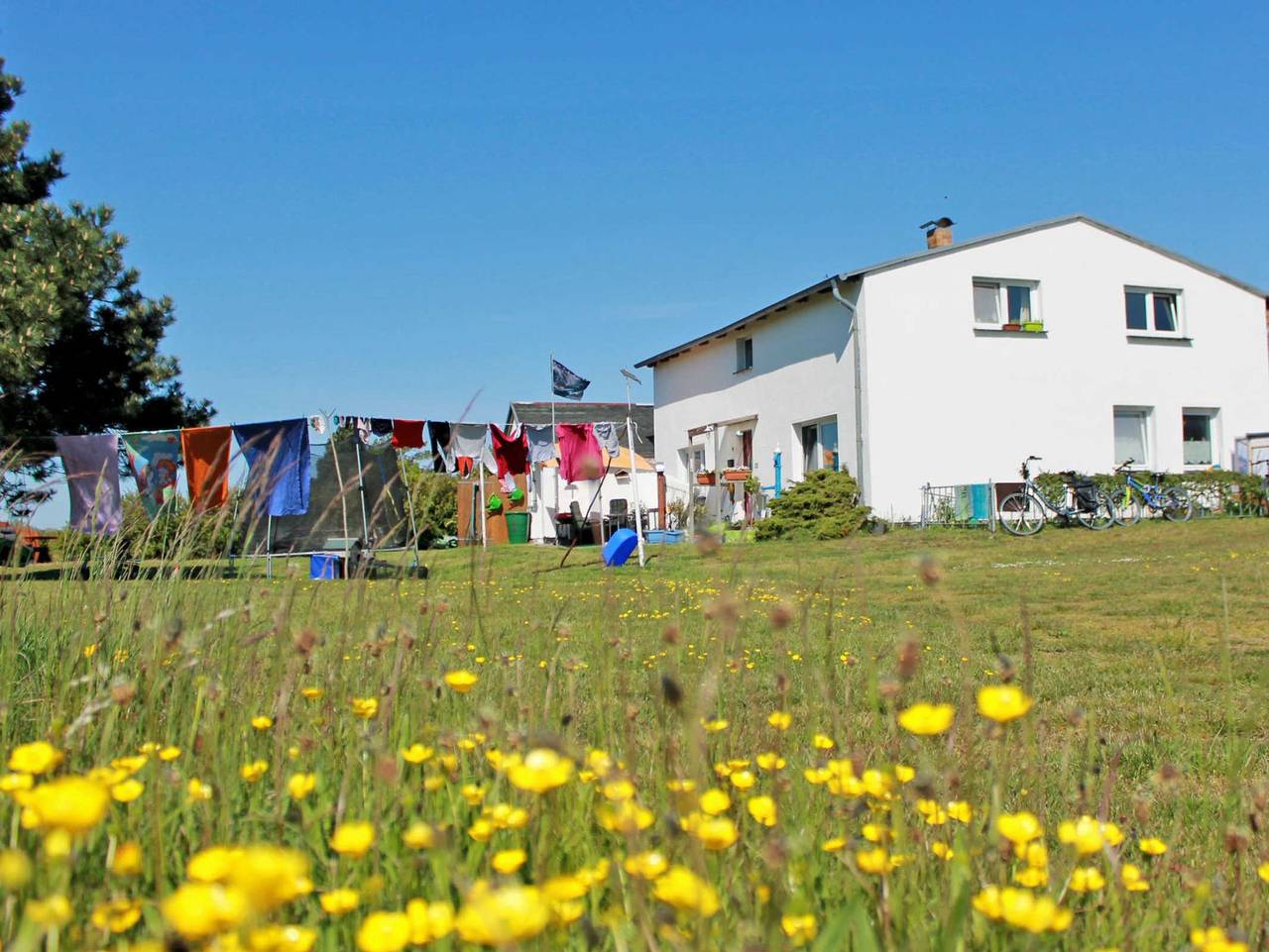 Ganze Ferienwohnung, Ferien auf Hiddensee im schönen Neuendorf - Laube Leo Lustig in Neuendorf Insel Hiddensee, Hiddensee