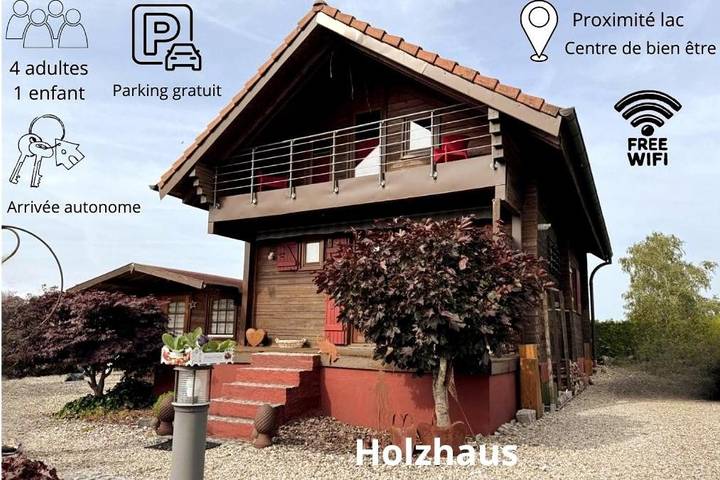 Gîte pour 4 personnes, avec balcon et vue à Langatte