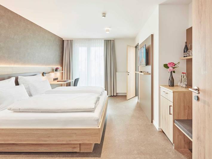Ferienwohnung für 2 Personen, mit Balkon und Terrasse