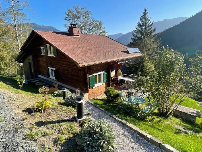 Ferienhaus für 6 Personen, mit Terrasse und Garten sowie Sauna und Ausblick