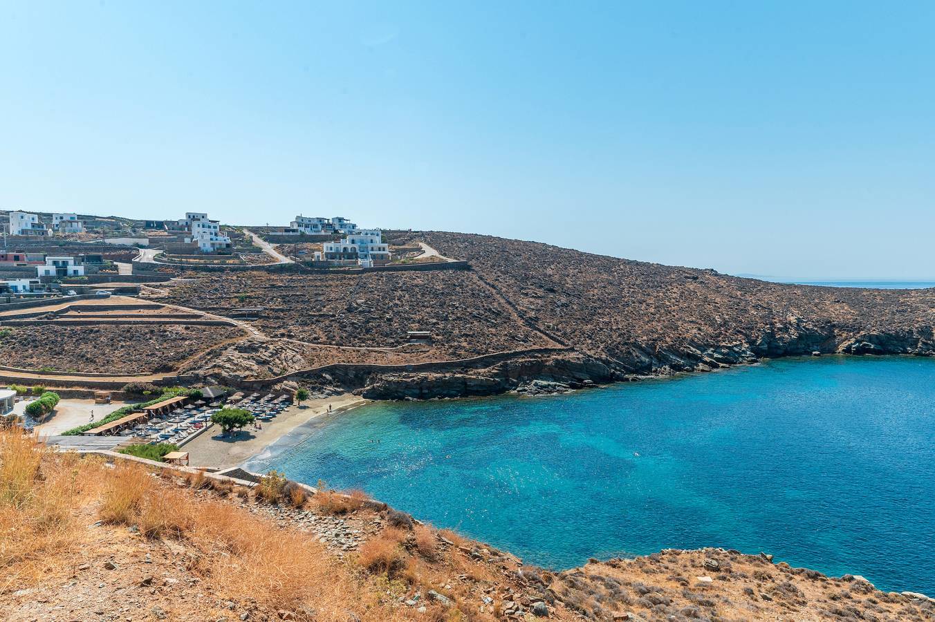 Apartment 'Sun Blooming' with Sea View, Wi-Fi and Air Conditioning in Tinos