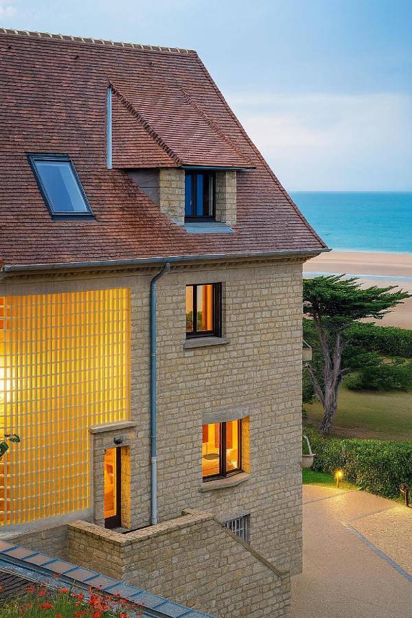 Location de vacances pour 13 personnes, avec vue et jardin dans Omaha Beach