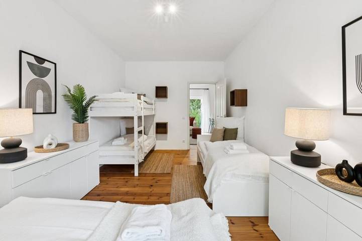 Ferienwohnung für 3 Personen, mit Terrasse und Ausblick in Nauen