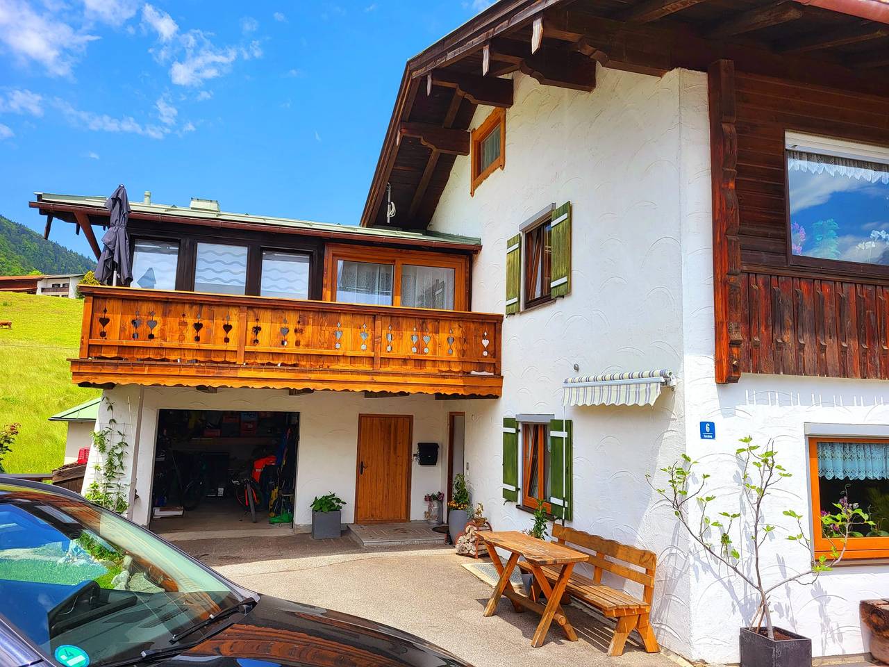 Ganze Ferienwohnung, Haus Bergheim - Ferienwohnung Nr. 1, für 1-3 Personen, 40 m², 1 Schlafzimmer, Wohnküche, Bad in Bischofswiesen, Berchtesgadener Alpen