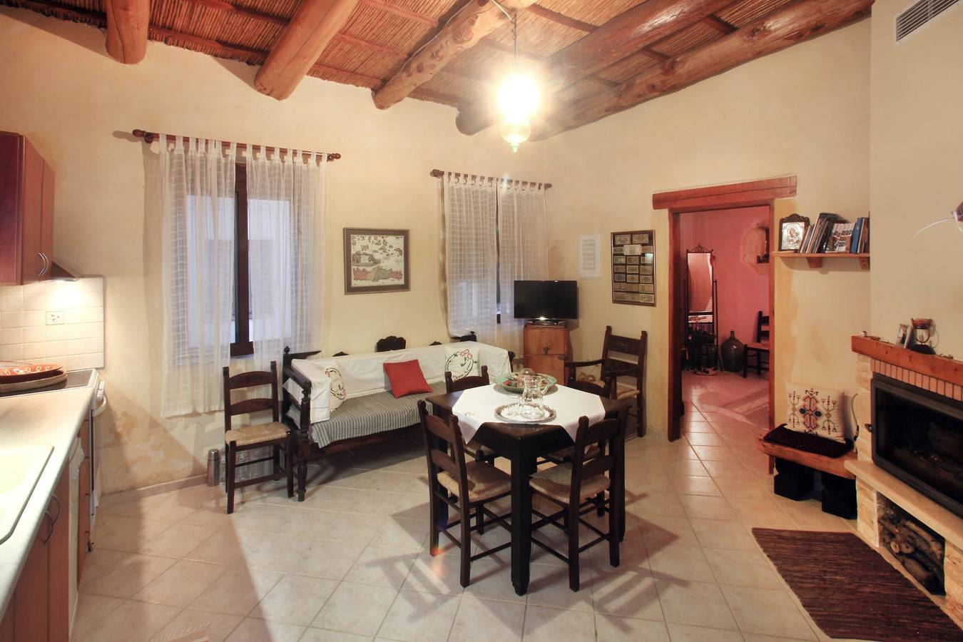 Authentisches Haus in Georgioupoli mit Bergblick in Georgioupoli, Chania und Umgebung