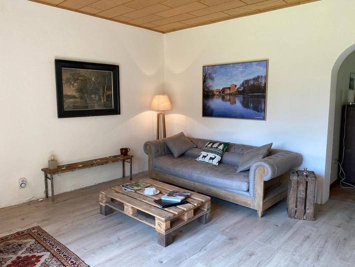 Ferienwohnung für 6 Personen, mit Terrasse und Garten sowie Sauna und Seeblick in Mecklenburgisches Elbetal - 4