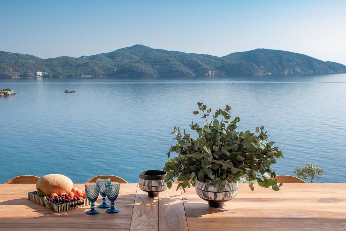 Country House 'Myporos' with Sea View, Wi-Fi and Air Conditioning in Islands of Attika region