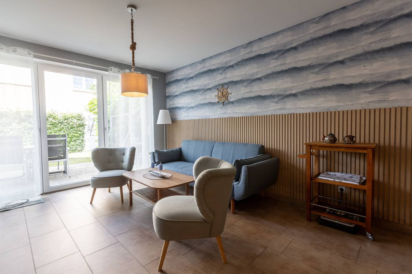 Ganze Wohnung, Ferienwohnung Stralsund mit privater Terrasse, Garten und Wlan in Stralsund, Stralsund Umland