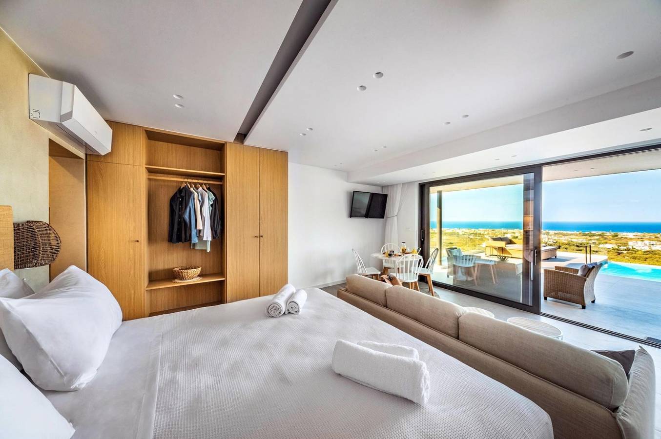 Villa voor 4 personen met uitzicht op zee in Iraklio-Heraklion en omgeving