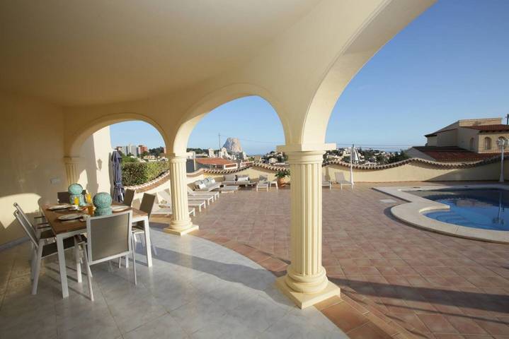 Villa mit pool für 9 Personen, mit Balkon/Terrasse und Pool, mit Haustier in Calpe - 3