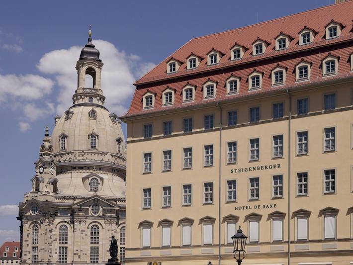 Hotel für 2 Personen, mit Terrasse und Garten in Dresden Striezelmarkt