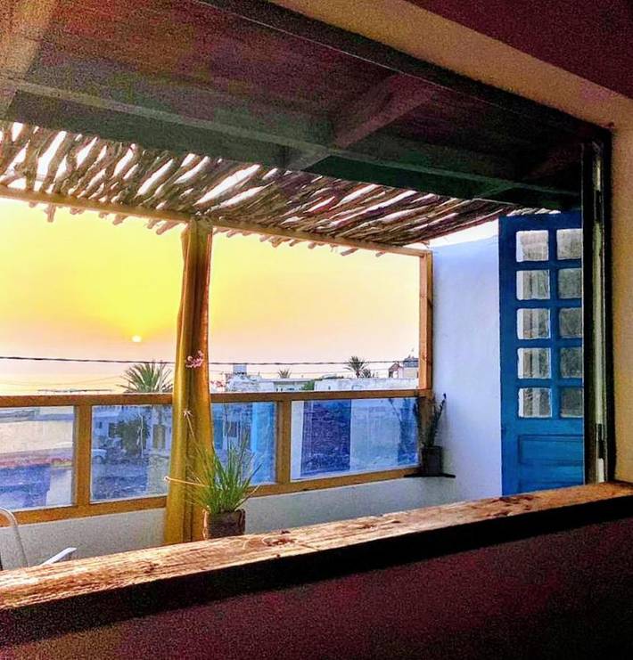 Location de vacances pour 3 personnes, avec vue et balcon dans Sidi Kaouki