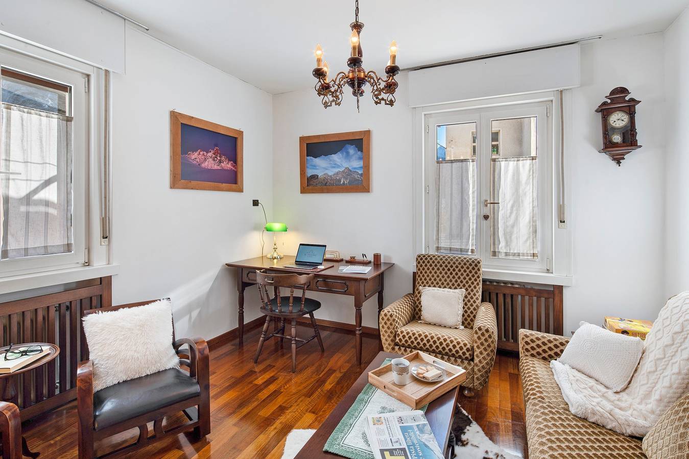 Ganze Wohnung, Apartment 'Il Feudo' mit Bergblick, Balkon und Wlan in Predazzo, Dolomiti Superski