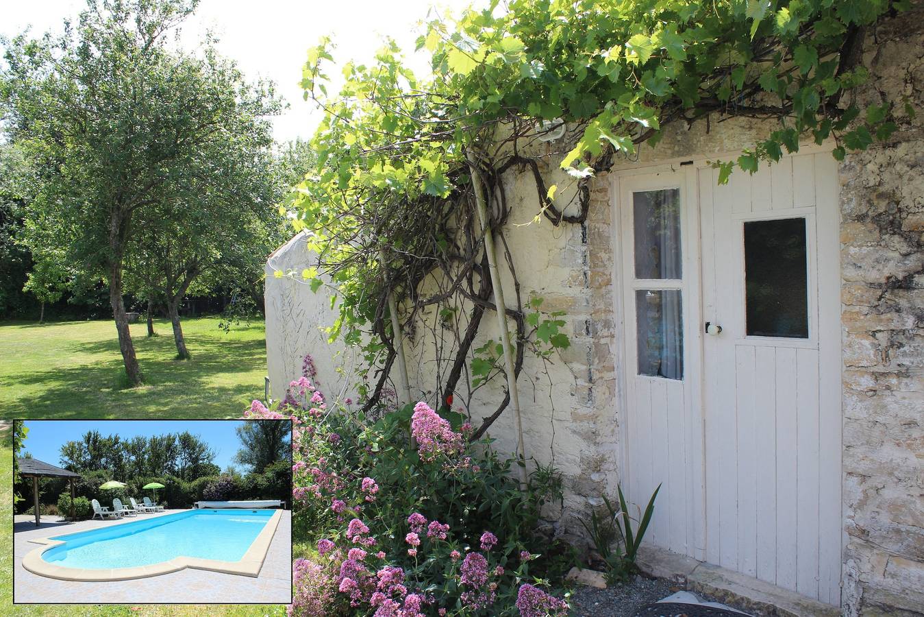 Maison de vacances 'La Campagne' avec piscine partagée, jardin et Wi-Fi in Puyravault (Vendée), Fontenay-le-Comte