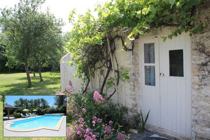 Maison de vacances 'La Campagne' avec piscine partagée, jardin et Wi-Fi in Puyravault (Vendée), Fontenay-le-Comte