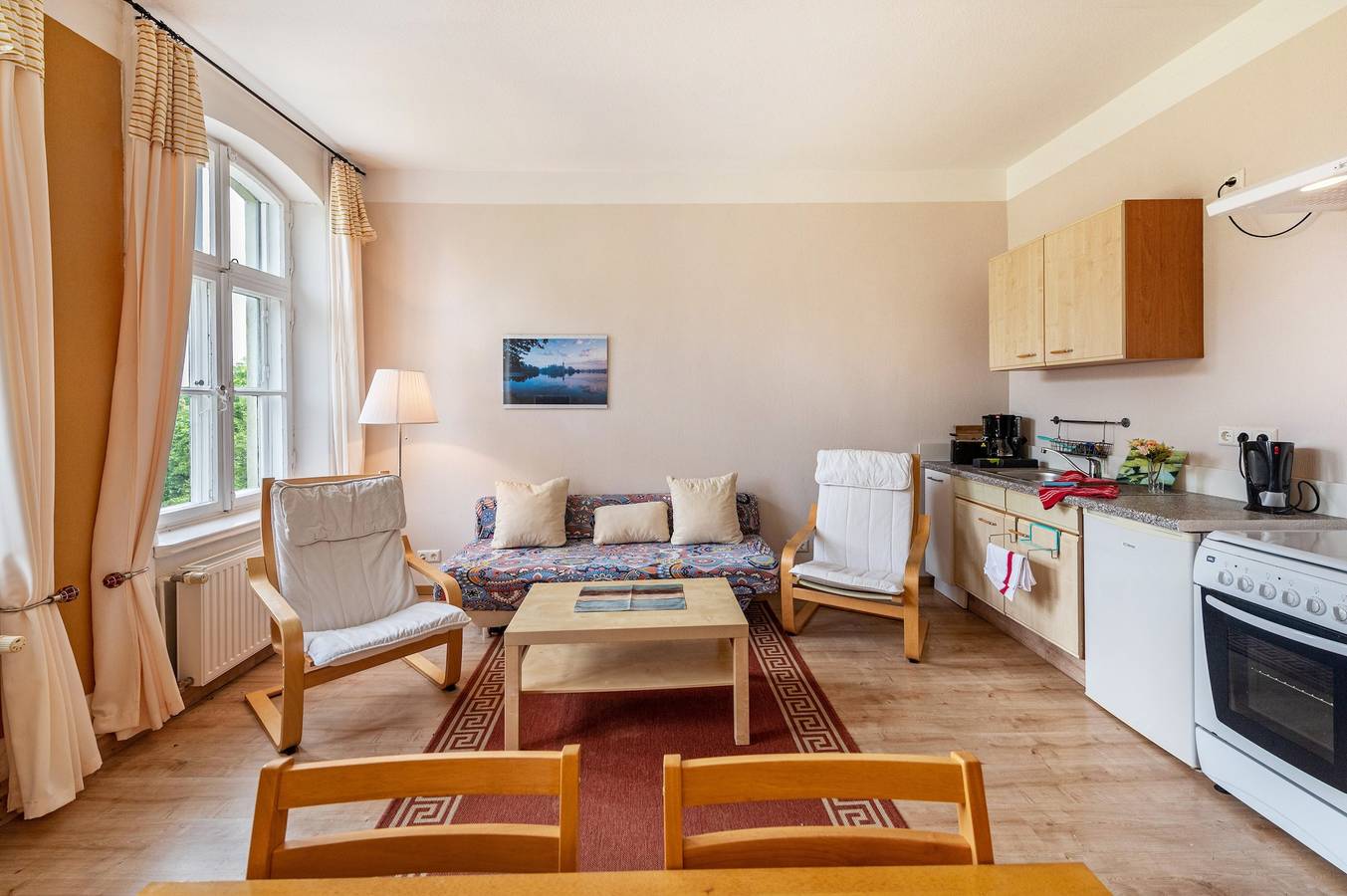 Apartamento entero, Apartamento 'Ferienwohnung 7' con terraza y jardín compartidos in Krakow am See, Lagos de Mecklenburg