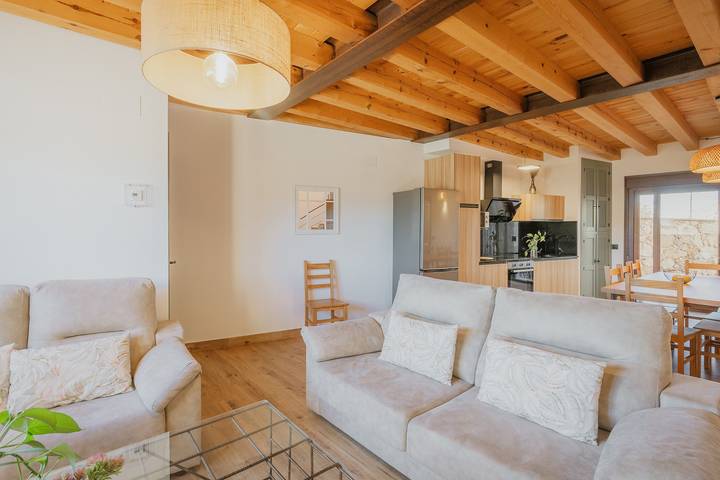 El Rincón – Landhaus für 8 Personen in der Sierra de Segovia mit Pool und Aussicht in La Cuesta (Segovia), Turégano