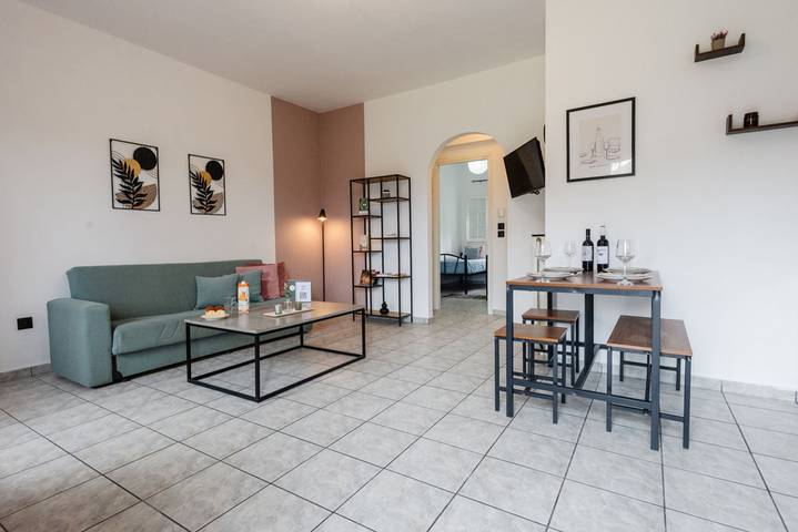 Ferienwohnung für 4 Personen, mit Terrasse und Garten