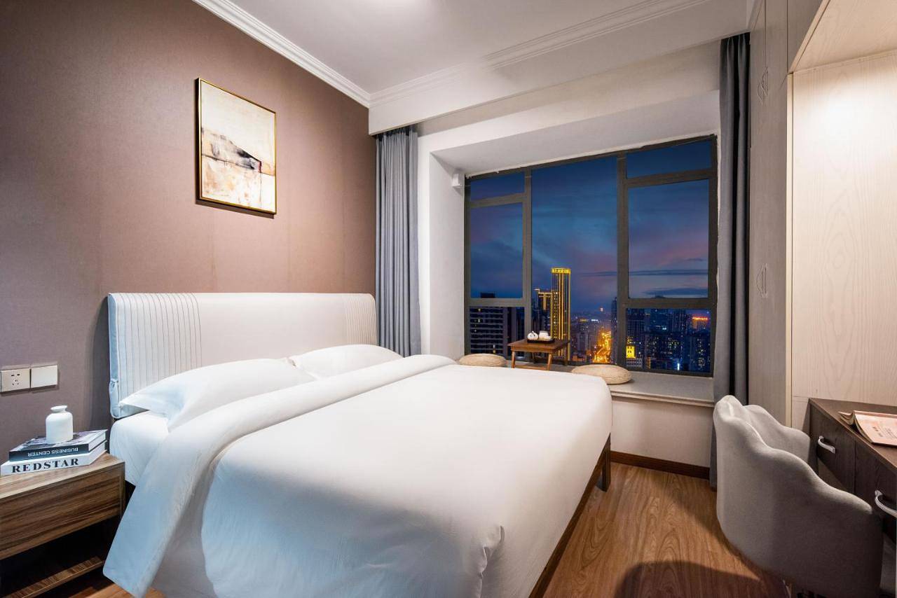 Entire apartment, Ode to Joy Hotel Apartment East Railway Station Guanghuan Shopping Park Branch in Chengdu City, Sichuan