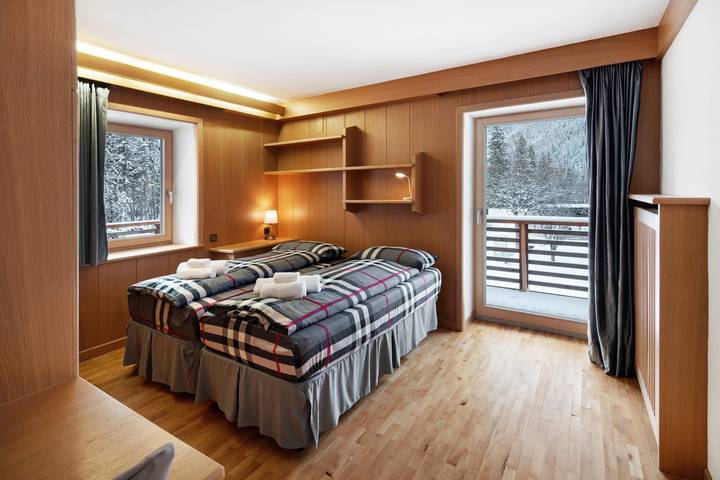Gîte pour 4 personnes, avec balcon à Canazei - 2