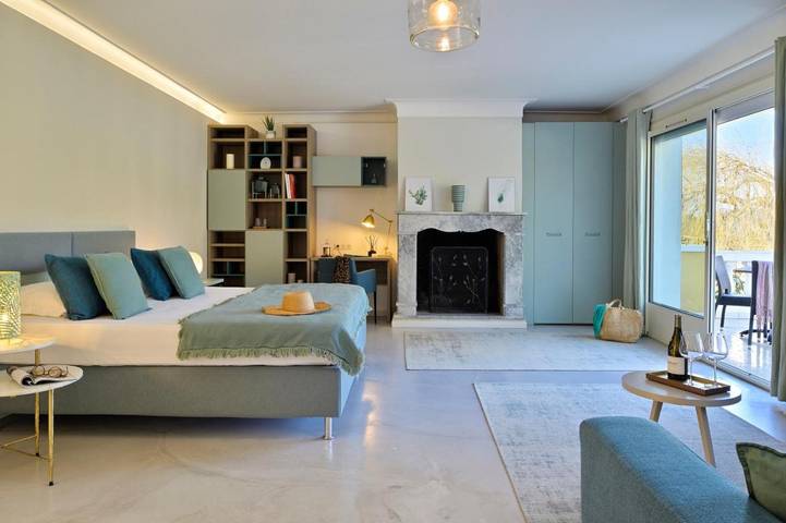 Hôtel pour 4 personnes, avec vue ainsi que jardin et piscine