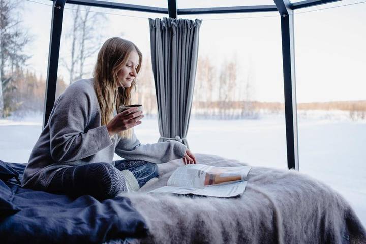Apartamento para 6 personas, con Jacuzzi y Terraza además de Sauna y Vistas en Rovaniemi