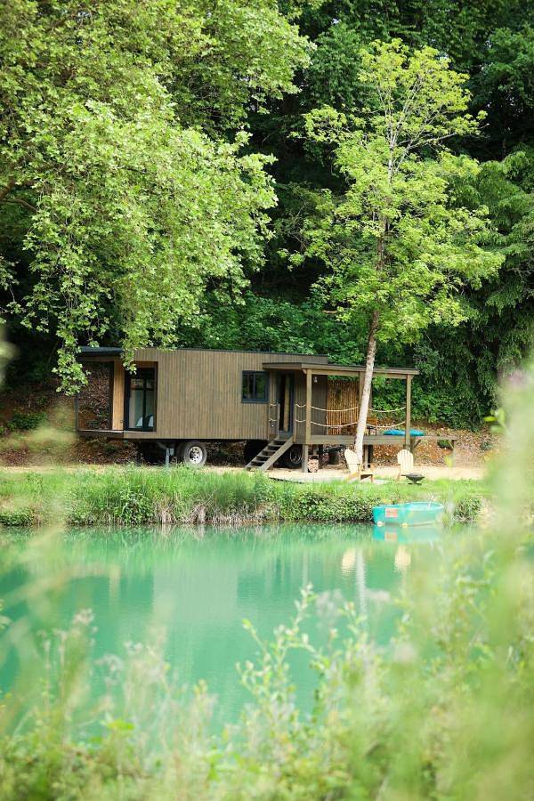 House trailer in Valence-en-Poitou, Vienne (France)