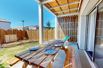 Gîte pour 6 personnes, avec terrasse et jardin, animaux acceptés à Givrand