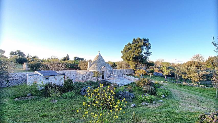 Tenuta con trulli privati e piscina naturale in Cisternino, Salento