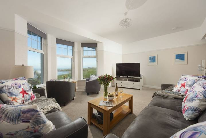 Apartment for 5 people, with balcony, with pets in Newquay