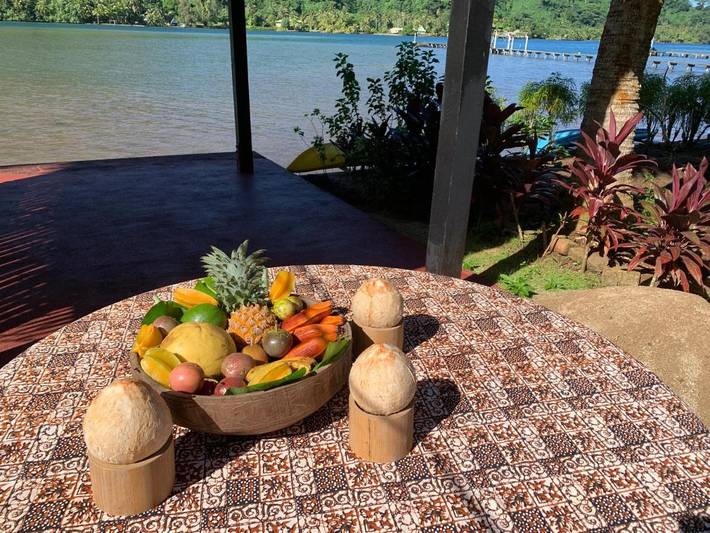 Parc de vacances pour 4 personnes, avec jardin ainsi que vue et terrasse dans Taha'a - 4