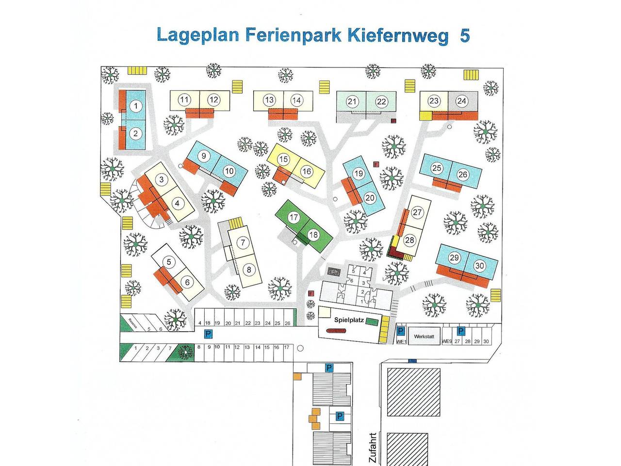 Zinnowitz Kiefernweg 5c Ferienbungalow 17 in Zinnowitz, Usedomer Norden