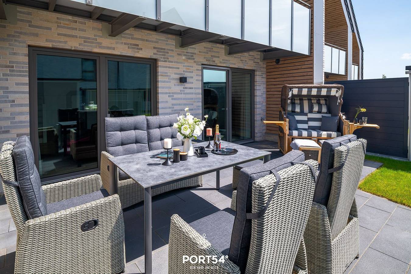 Wellenrauschen - Terrasse, Balkon, Sauna, Kamin, Nordsee- & Strandnah in Büsum, Nordseeküste