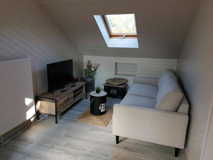 Gîte pour 4 personnes, avec jardin ainsi que terrasse et vue, adapté aux familles à Sainte-Marie-au-Bosc - 4