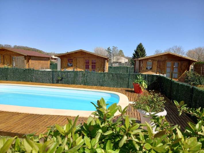 Chalet pour 2 personnes, avec vue ainsi que jardin et piscine en Dordogne - 3
