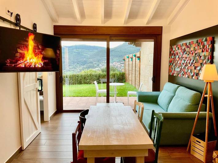 Casa de vacaciones para 4 personas, con jardín y vistas, Se admiten mascotas en Comarca de Vigo - 4