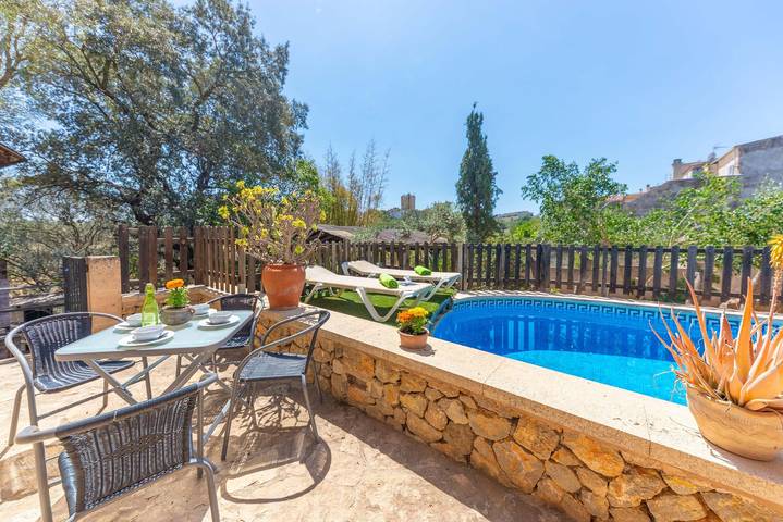 Pleta De Son Monjo - Rustic house with private pool and free Wifi in Maria de la Salut, Majorca Center