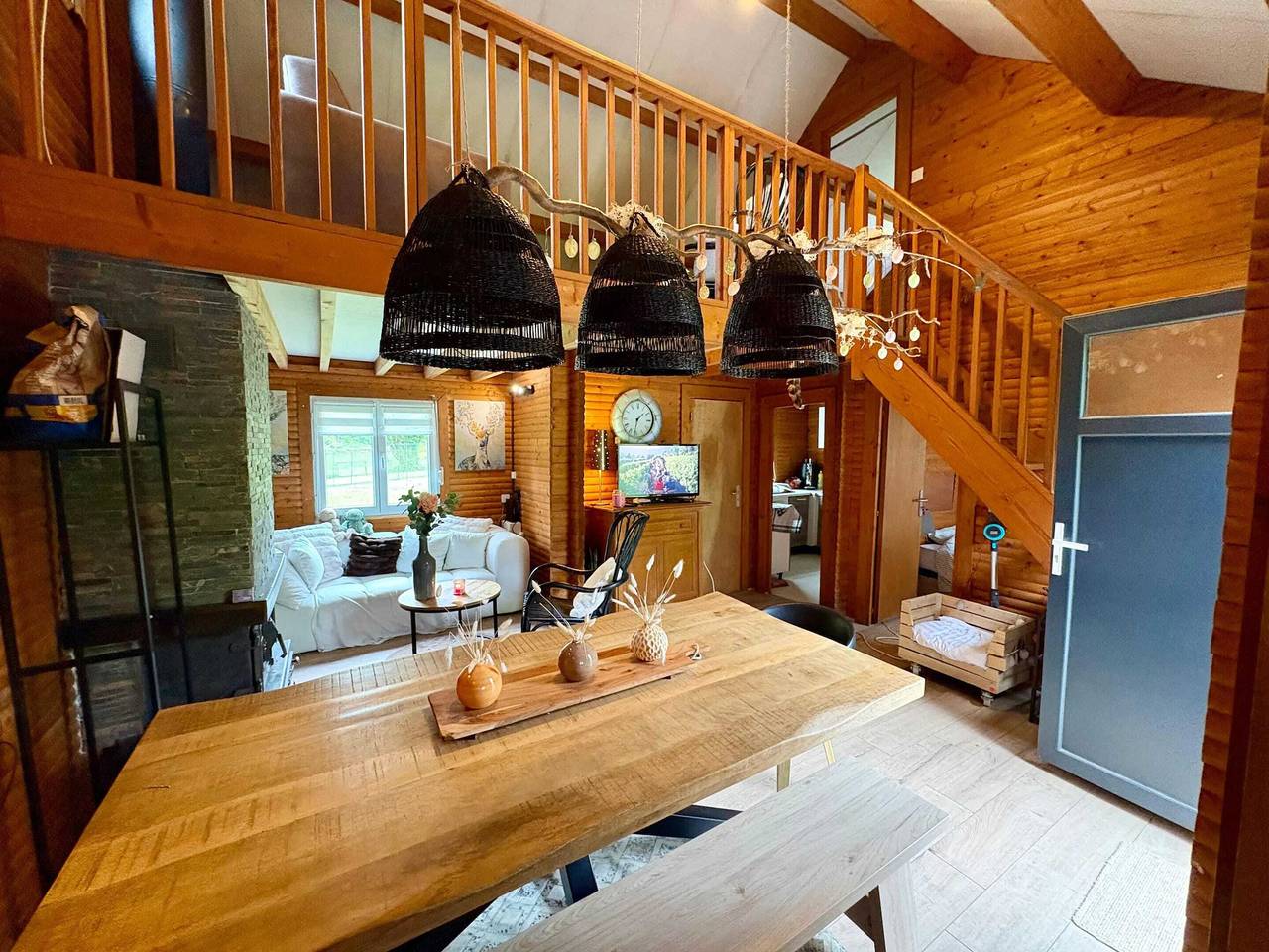 Gemütliche Chalet mit Blick auf den Fluss - 62 m² in Authuille, Péronne und Umgebung