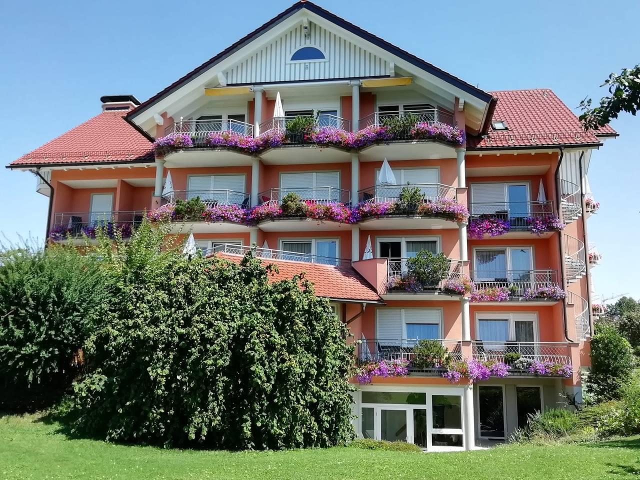 Hotel Walserhof - Dz Nordseite mit Bad/Wc in Wasserburg (Bodensee), Bayerisch Schwaben