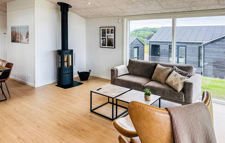 Ferienhaus mit Meerblick für 8 Personen, mit Terrasse und Garten in Kelstrup Strand - 4