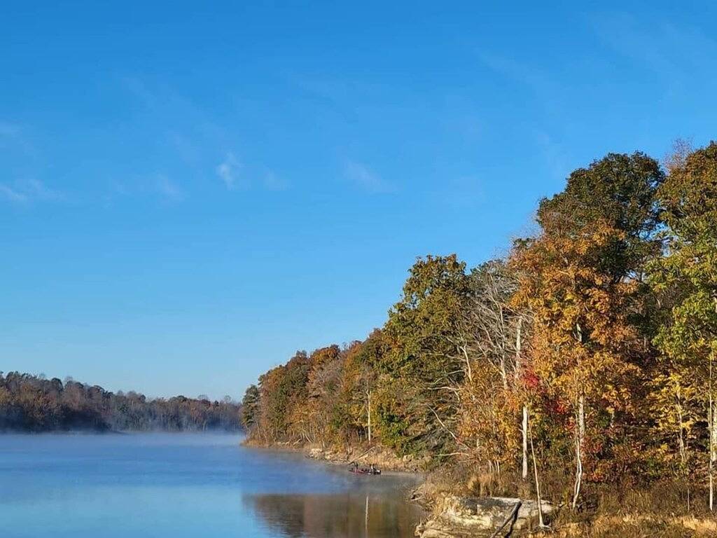 Log Cabin 6 with Hot Tub at Osborn Ramp on Patoka Lake in Patoka Lake