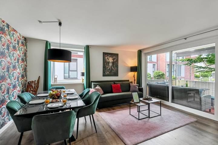 Ferienwohnung für 6 Personen, mit Balkon und Terrasse
