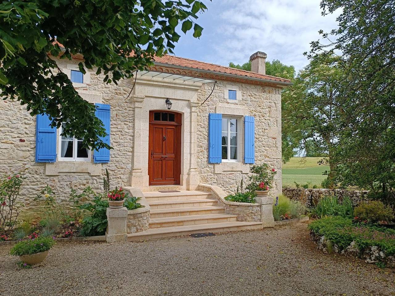 Gîte voor 8 personen met zwembad in Mauroux, Lot