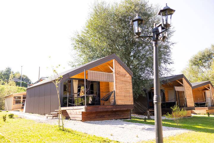 Ferienhaus für 3 Personen, mit Sauna und Terrasse, mit Haustier